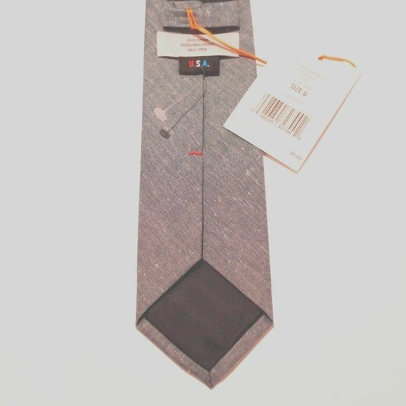 Jack Spade Neckwear Tie Chambray Blue - Picture 4 of 4
